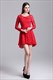 Illusion-Homecoming-Kleid mit langen Ärmeln, kurzem A-Linien-Schnitt und Spitze