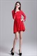 Illusion-Homecoming-Kleid mit langen Ärmeln, kurzem A-Linien-Schnitt und Spitze