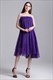 Trägerloses A-Linien-Kleid in Tea-Length mit Multi-Wear-Stil
