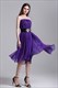 Trägerloses A-Linien-Kleid in Tea-Length mit Multi-Wear-Stil