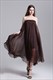 Trägerloses A-Linien-Kleid in Tea-Length mit Multi-Wear-Stil