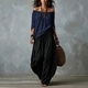 High-End Wide-Leg Pants And Off-Shoulder Top Set For Women