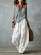 High-End Wide-Leg Pants And Off-Shoulder Top Set For Women
