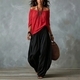 High-End Wide-Leg Pants And Off-Shoulder Top Set For Women