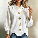 Casual Suede Jacket With Gold Buckle And Wavy Hem