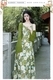 Schweres wasserlösliches Spitzen-Neckholder-Kleid mit Sonnenschutz-Cardigan