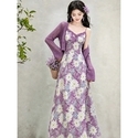 Heavy-Duty Water-Soluble Lace Neck Camisole Dress With Sun Protection Cardigan