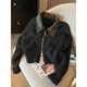 Soft Cozy Knit Cardigan Sweater For Women Bright Red