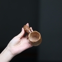 As shown in the picture Bamboo Root Tea Strainer With Mesh Filter For Chinese Tea Table
