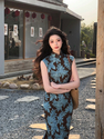 Blue Old Dream Vintage Sleeveless Qipao Dress Chinese Style Summer