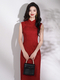 Red Chinese Style Qipao Dress For Engagement Toast