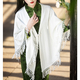 Elegant Slim Fit Cheongsam Shawl Cape Coat