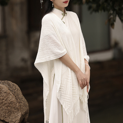Monsoon White Shawl