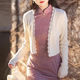 Elegant Slim Fit Cheongsam Shawl Cape Coat