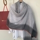 Gradient Kaschmir dünner quadratischer Schal für Damen