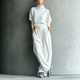 Women's Turtleneck Hoodie And Drawstring Pants Set