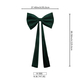 Large Custom Velvet Christmas Tree Bow Ornament