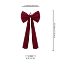 Large Custom Velvet Christmas Tree Bow Ornament