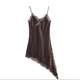Elegant Lace Asymmetrical Dress