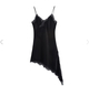 Elegant Lace Asymmetrical Dress