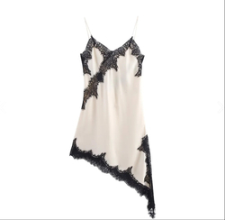 Long Beige Black