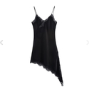 Elegant Lace Asymmetrical Dress