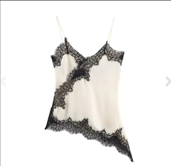 Short Beige Black