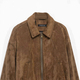 As shown in the picture Retro Suede Texture Effect Women's Jacket Coat