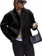 Three-Row Button Short Wool Coat Jacket