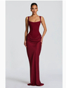 Women's Long Sleeve Slim Fit Corset Cami Bodycon Long Dress