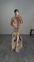 Bohemian Spaghetti Strap Sleeveless Printed Maxi Dress
