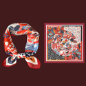Small Silk Square Scarf Korean Style Neck Scarf For Women