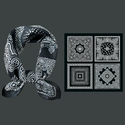 Small Silk Square Scarf Korean Style Neck Scarf For Women