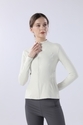 Slim-Fit Stand-Collar Yoga Jacket For Women