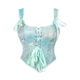 Light Green Green Fishbone Shapewear Tummy Control Push-Up Chest Support