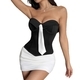 Solid Color Tie-Front Tube Top Cami