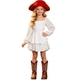 Weißes Kinder-Dingdong-Kostümkleid