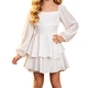 Weißes Kinder-Dingdong-Kostümkleid
