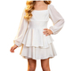 Weißes Kinder-Dingdong-Kostümkleid