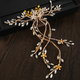Crystal Rhinestone Long Hair Comb Bridal Veil Accessory