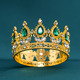 Premium Rhinestone Mini Crown Headpiece For Birthday Party