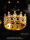 Premium Rhinestone Mini Crown Headpiece For Birthday Party
