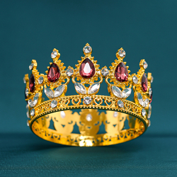 Gold Purple-Red Diamond