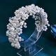 Elegantes handgemachtes extravagantes Braut-Haaraccessoire