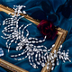 Elegantes handgemachtes extravagantes Braut-Haaraccessoire