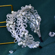 Elegantes handgemachtes extravagantes Braut-Haaraccessoire