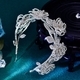 Elegantes handgemachtes extravagantes Braut-Haaraccessoire