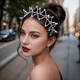 Sweet Princess Lace Trim Pearl Beaded Bridal Headband