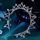 Sweet Princess Lace Trim Pearl Beaded Bridal Headband