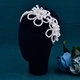Sweet Princess Lace Trim Pearl Beaded Bridal Headband
